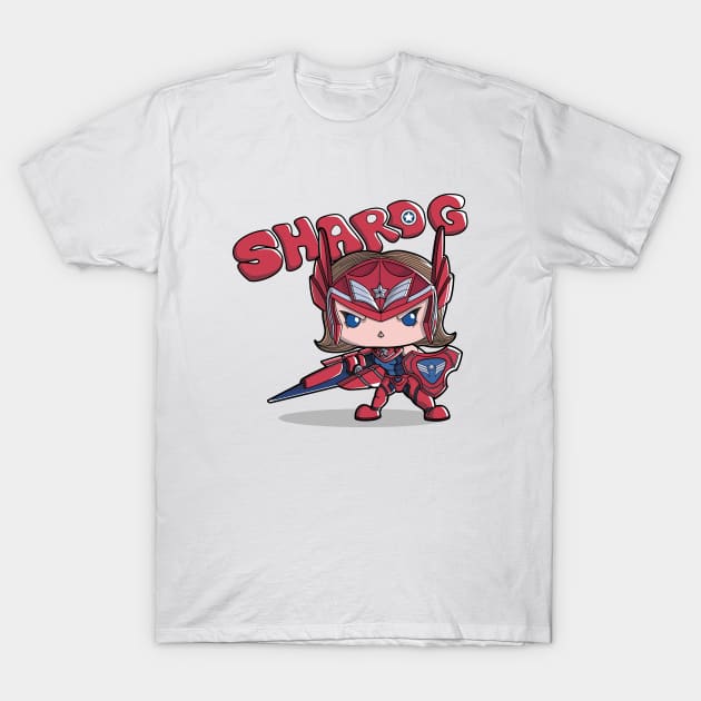 Marvel Future Fight Pop Funko Sharon Rogers 'Sharog' T-Shirt by billyker